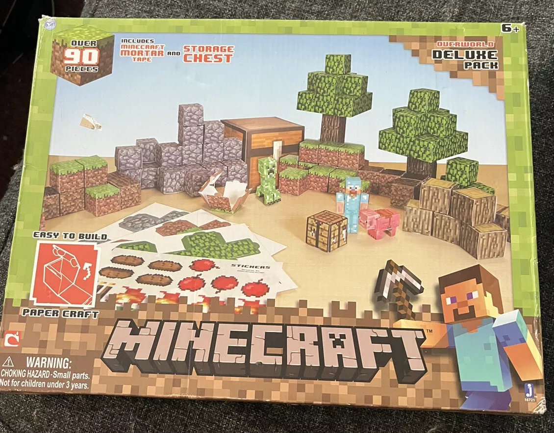 Minecraft Papercraft Overworld Minecraft Pack Build Set