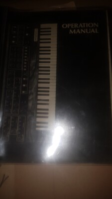 80's SEQUENTIAL CIRCUITS PROPHET 5 MANUAL 