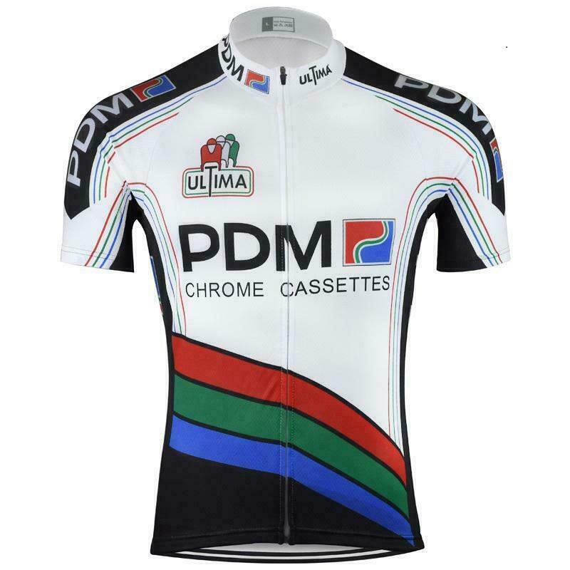 Maillot de cyclisme à manches courtes rétro Ultima PDM pour