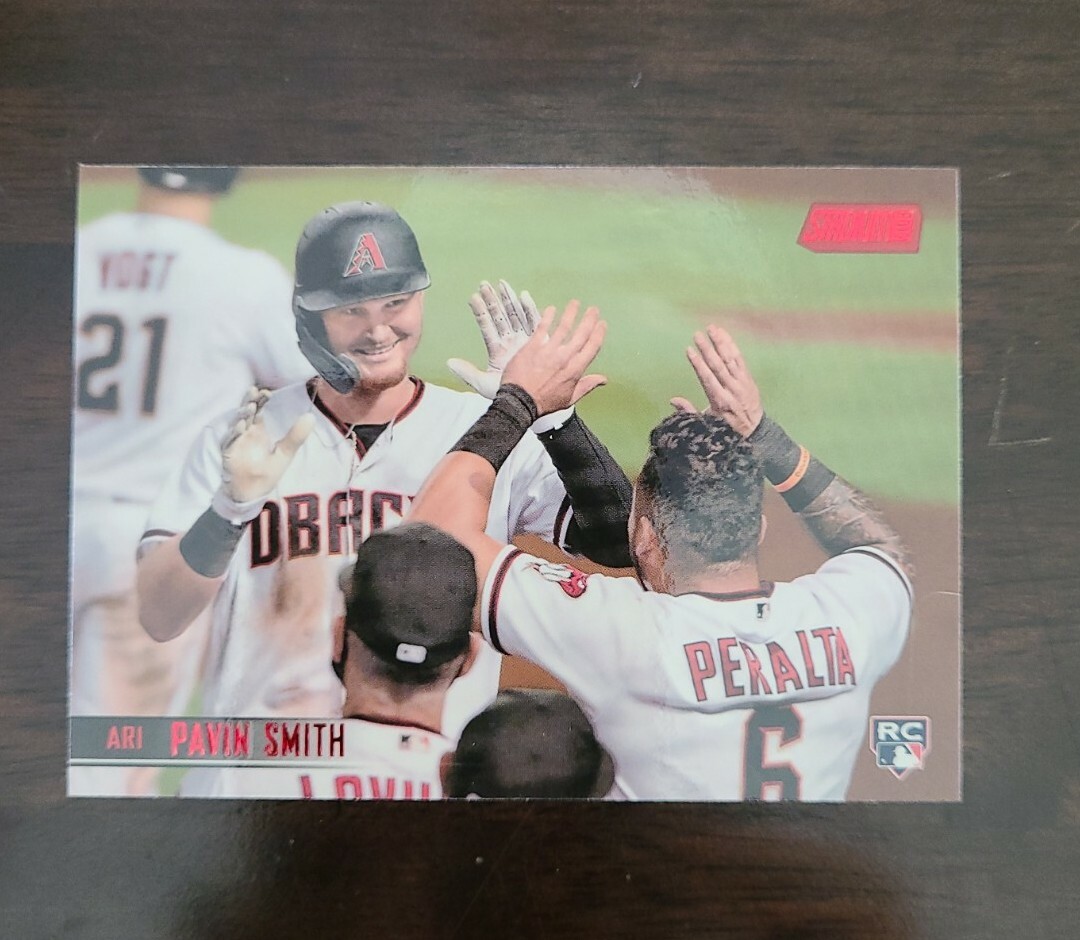 2021 Topps Stadium Club Pavin Smith RC #142 Red Foil SP Diamondbacks Rookie