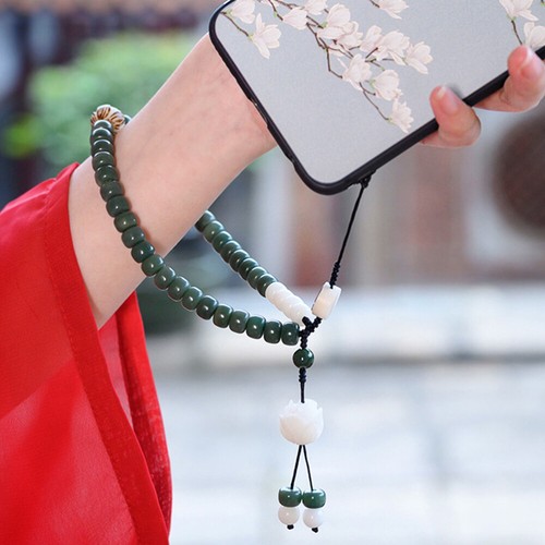 3 Pieces Mobile Phone Case Pendant Beaded Lanyard Chain Decoration - Zdjęcie 6 z 12
