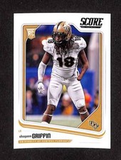 Shaquem Griffin 2018 Score Rookie Card #424; Central Florida