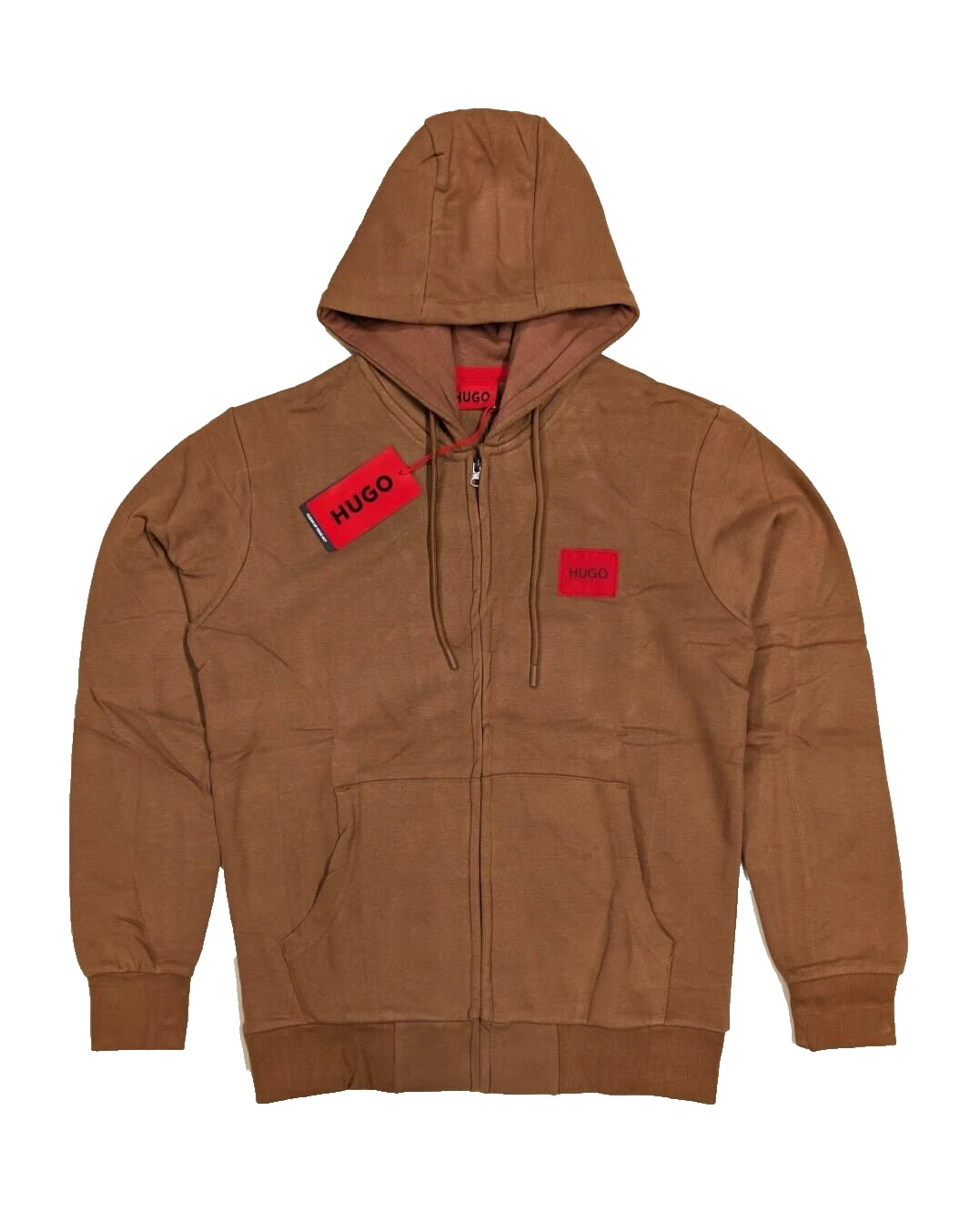 Mens Hugo Red Box Zip Hoodie Hooded Sweatshirt Joggers Top Bottom
Opens in a new window or tab