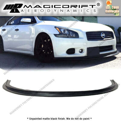 For 09-15 7Gen Nissan Maxima MDA Front Splitter Lip + Rear Bumper Diffuser Combo
