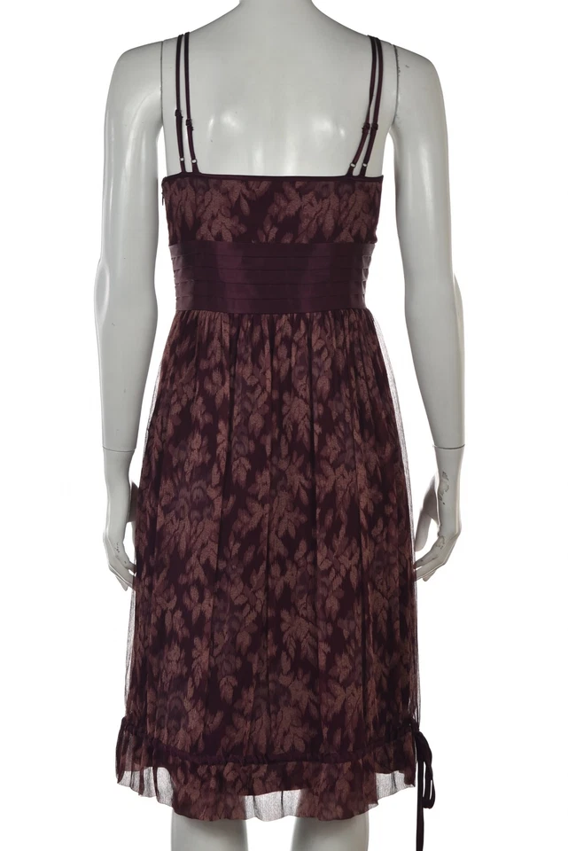 Vestido para mujer To The Max talla 4 púrpura floral funda imperio cintura hasta la rodilla Foto 2 de 4