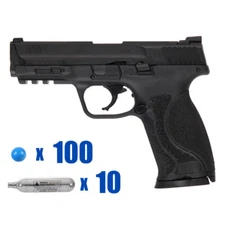 T4E .43 CAL GOLF PAINTBALL PISTOL PACKAGE KIT - SMITH & WESSON M&P 2.0 - BLACK