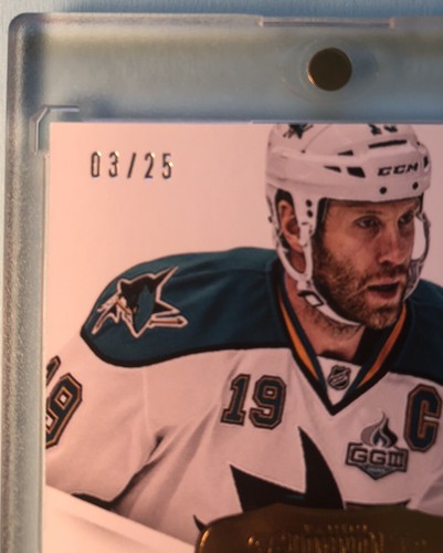 2013-14 Panini Dominion Hockey Hand Signed Joe Thornton auto /25 🔥🔥 - Picture 2 of 4