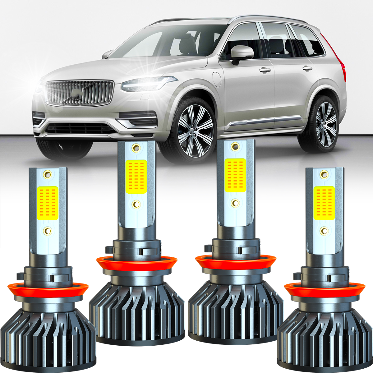 For Volvo XC90 T6 T8 Sport Utility 4-Door 2016-2021 LED Headlight