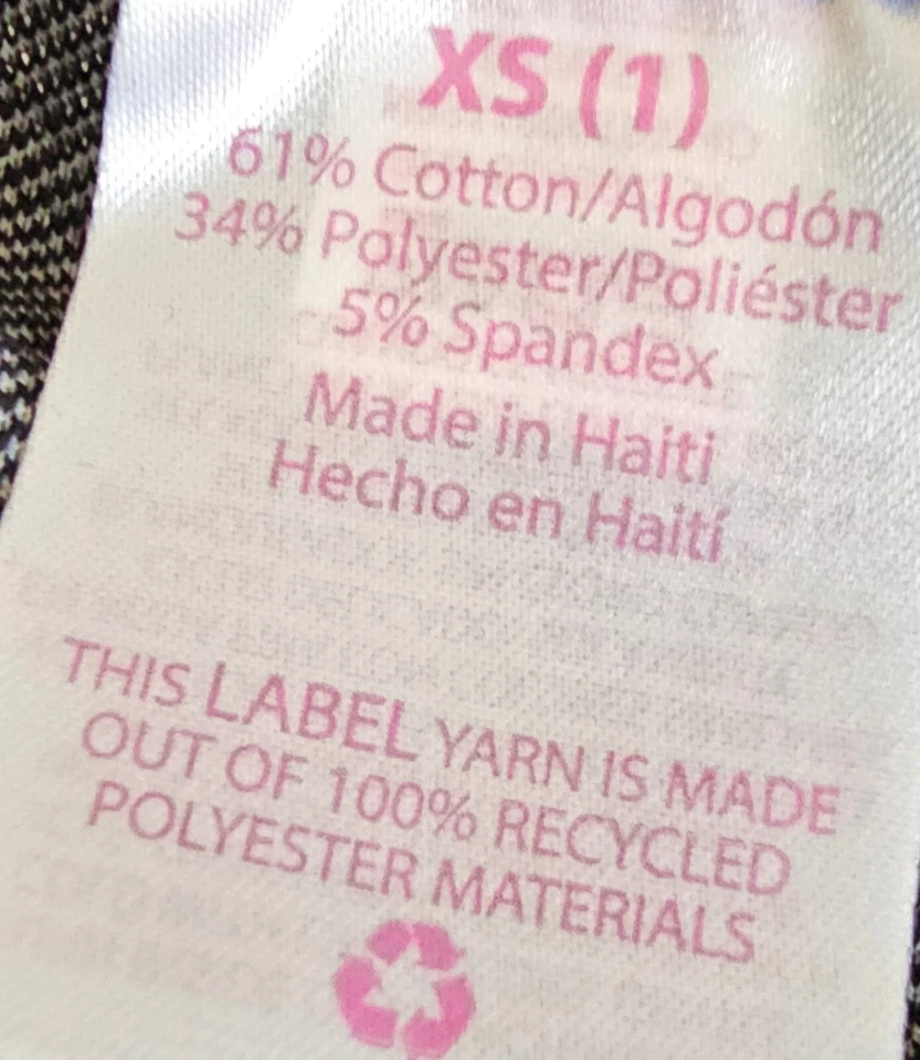 No Boundaries Juniors Womens Legging Pants Size XS X Small 1 Black NEW - Image 3 of 4