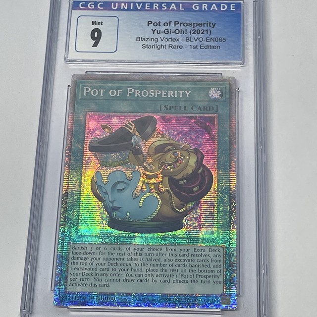 YuGiOh! TCG Pot of Prosperity Blazing Vortex BLVOEN065 1st Edition
