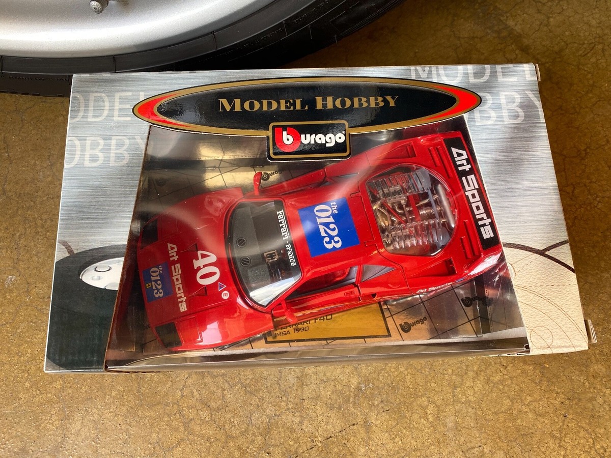 ミニカー burago 1/18 FERRARI F40 Amazon.com: Burago 1/18 Scale Metal Model 18-16601 - Ferrari
