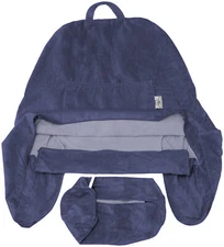 Husband Pillow Cover - Bed Rest Reading Pillow - Replacement Cover, Light Purple