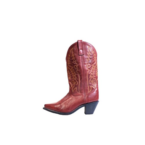 Laredo Mens Style 4m7021 Red Leather Western Boots Sz 10 1/2  display picture 2