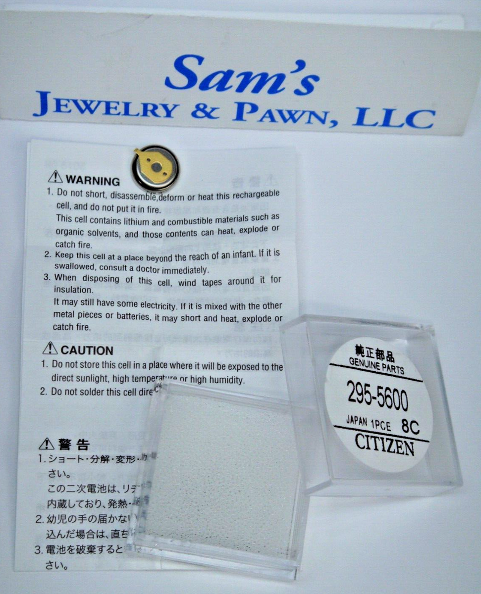 CITIZEN C520 美品　箱　保証書付 for Genuine Citizen Watch Capacitor 295-758/295 6900, CTL920