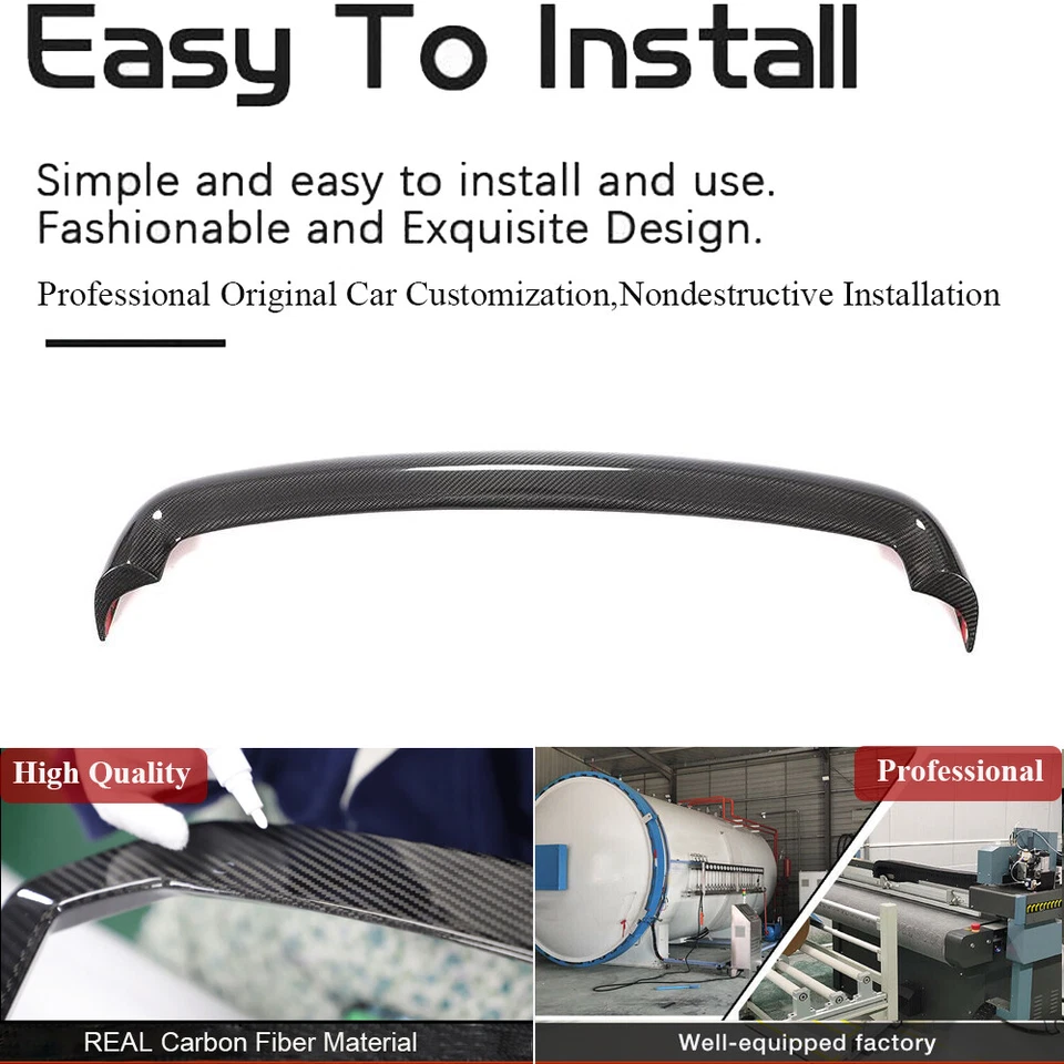 Alerón trasero de carbono real para Audi TT Mk1 tipo 8N / TT Quattro 98-06 Foto 3 de 4