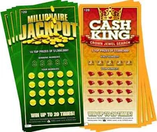 Prank Lottery Tickets and Scratch Cards Look Real - $1 Million Winning Ticket Ga
