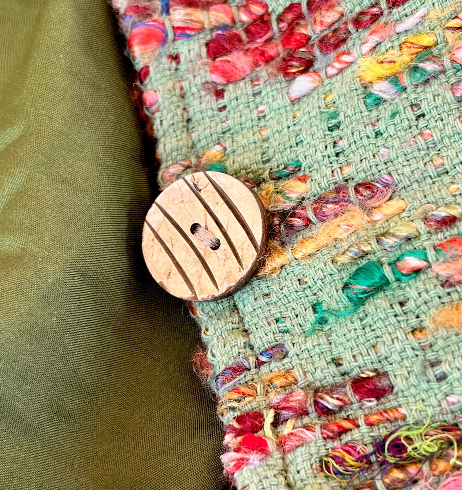 TERRITORY AHEAD Multicolor Button Front Textured … - image 10