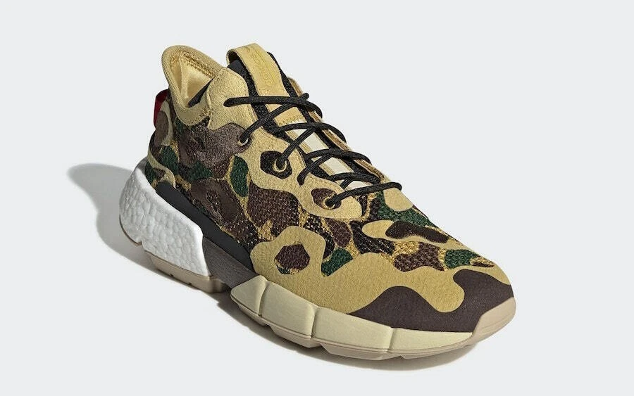 Adidas camouflage trainers cheap