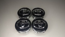 4x TOYOTA WHEEL RIMS CENTER HUB CAP CAPS BLACK & CHROME  62mm CAMRY CH-R PRIUS