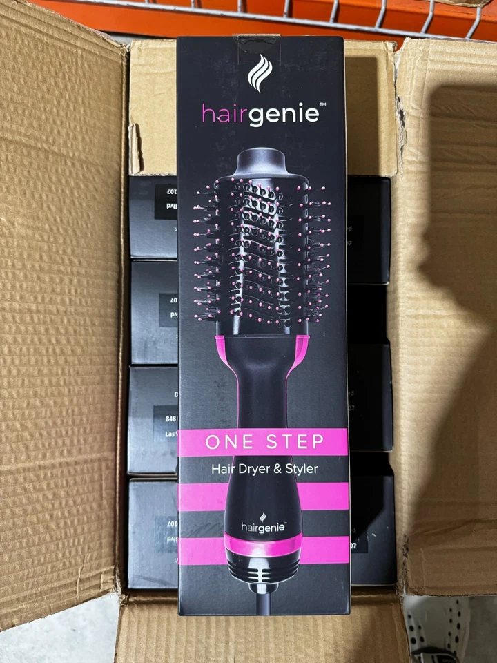 Hair Dryer Brush HairGenie - 4-in-1 Blow Dryer & Volumizing Styler for All Hair - Image 2 of 4