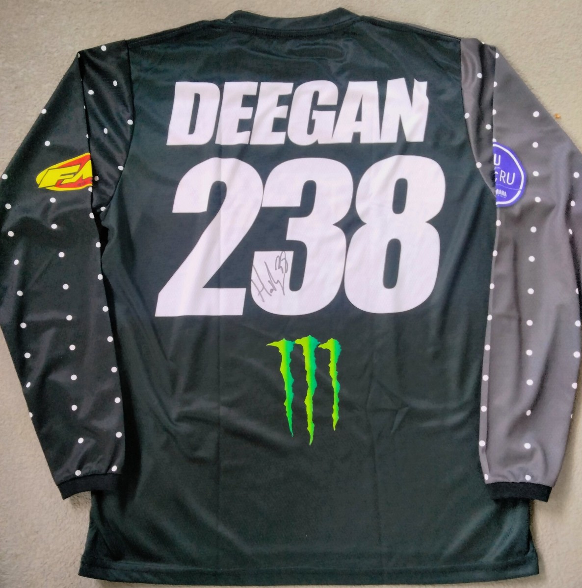 Haiden Deegan Signed #238 Replica Jersey -JSA COA - Large