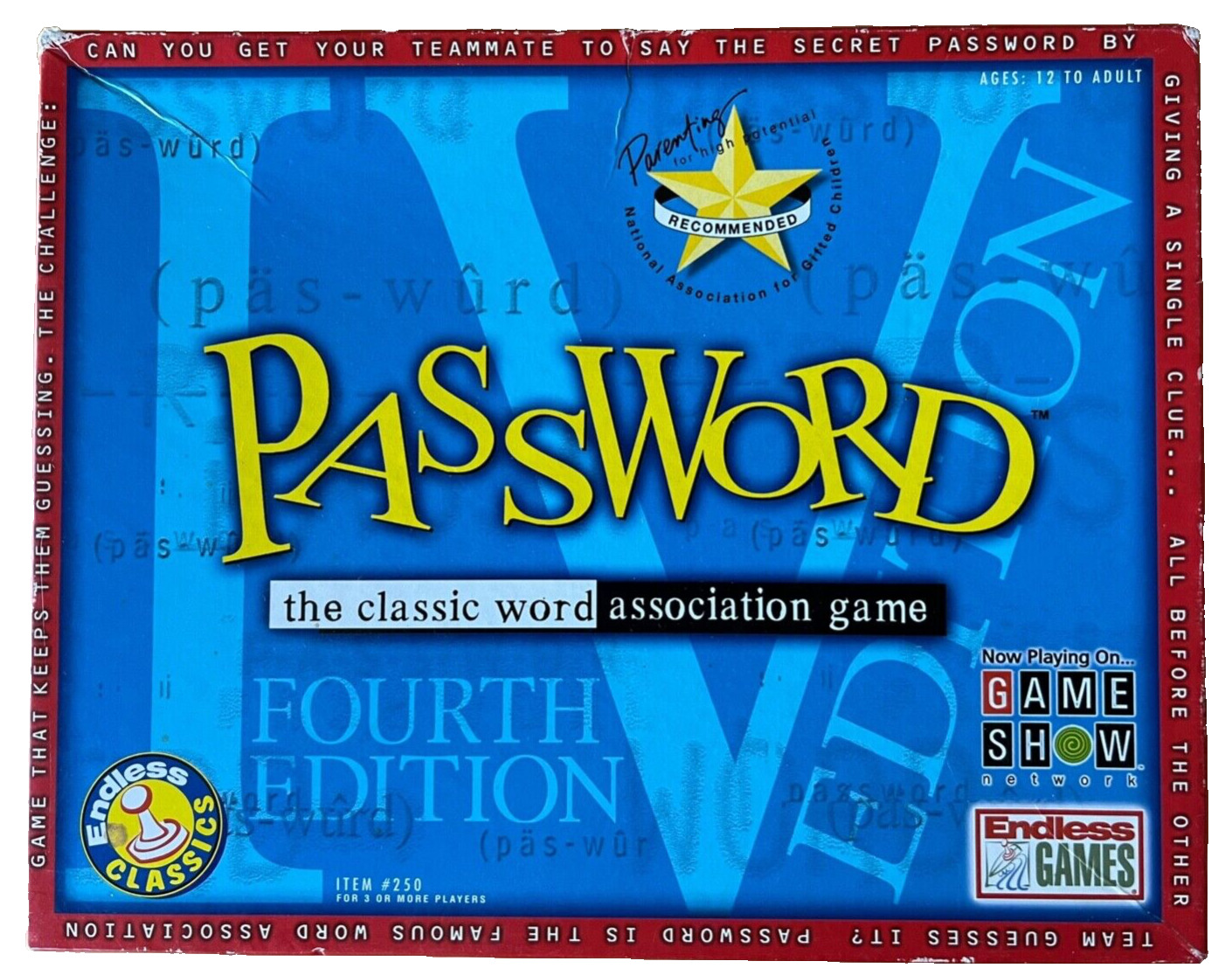 Endless Games Password 