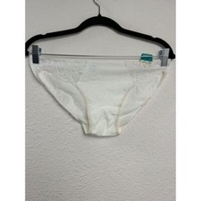 Vintage Vanity Fair 100 Cotton Panties Lace Bikini Panty Size 5 White Sissy