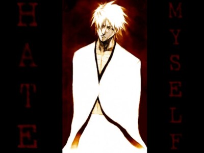 Anime hollow ichigo kurosaki bankai special technique Stitched Gaming Mat Desk