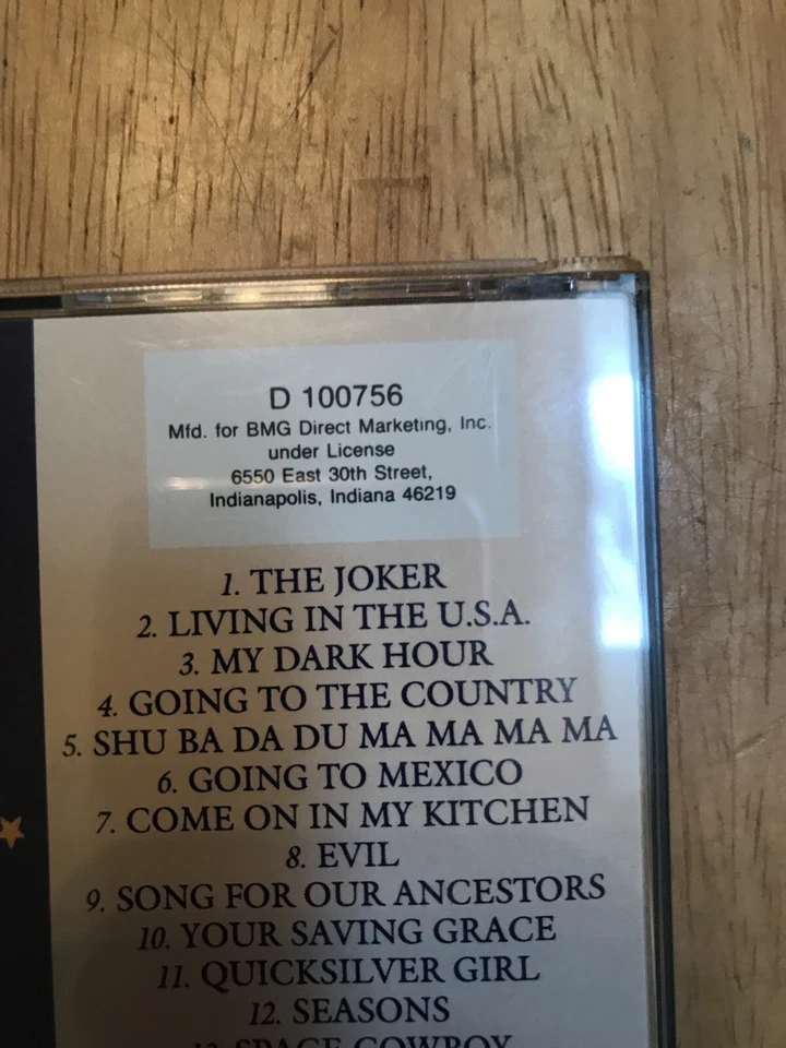 Steve Miller Band The Best Of 1968-1973 US CD Initial BMG Music Club Issue - Image 3 of 4