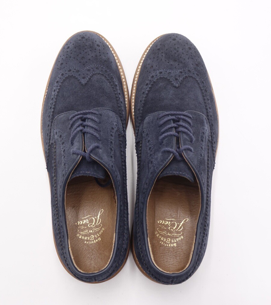 J. Crew Kenton long wings in suede J. Crew | Shoes | J Crew Mens Blue Kenton Long Wings | Poshmark main image 2