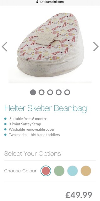 tutti bambini bean bag