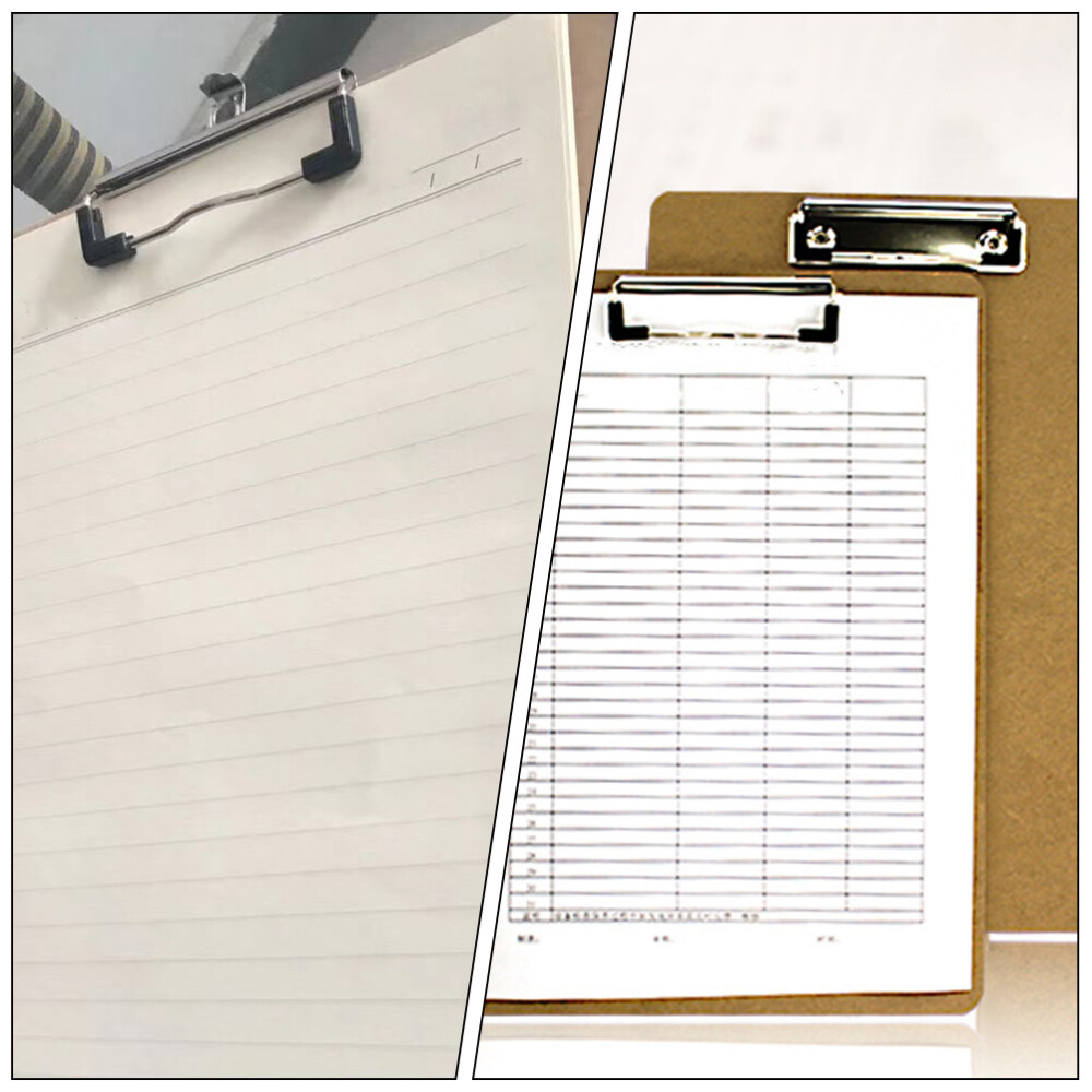 5pcs Heavy Duty Wood Clipboards A4 Letter Size Office Hardboard Clipboards eBay