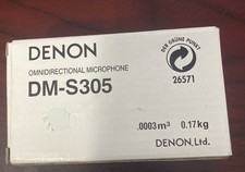 Denon Dm-s305 Omnidirectional Calibration Microphone For Surround Sound Receiver