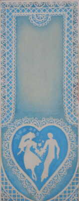 Helm Magold (1910 - 1989) - Design for a Bookmark Vignette Watercolour