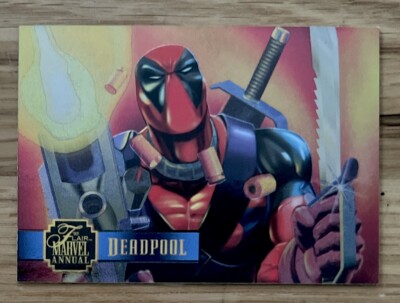 1995 Flair Marvel Annual Mint Power Blast Karte! DEADPOOL! #17/24 Neuwertig!