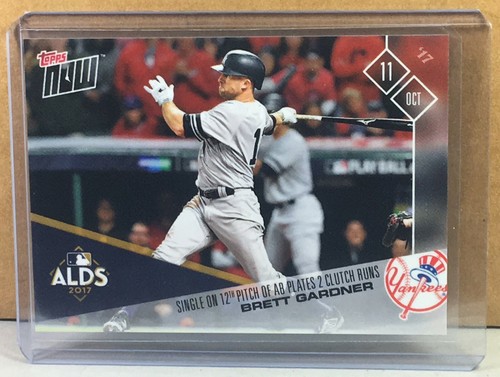 2017 Topps Now 747 Brett Gardner
