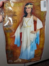 Child Greek Goddess Costume Medium 8-10 No Headpiece