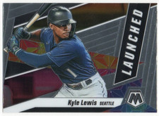 Kyle Lewis 2021 Panini Mosaic Launched #8  Seattle Mariners  #2