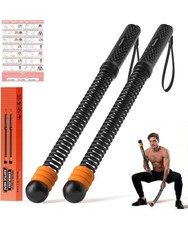 2PCS Adjustable Weighted Ropeless Battle Ropes, Heavy Duty Cordless Battle Rope