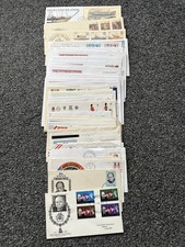 Job Lot of 48 World First Day Covers & Covers FDC s 1953 - 1993 Lot #K93