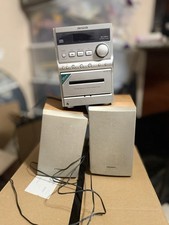 Aiwa XR-EM50 Bookshelf Stereo Single CD Cassette Radio Read Description