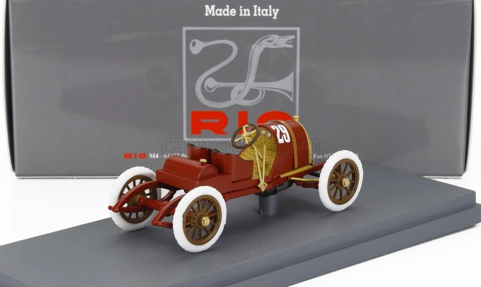 MODELLINO AUTO STATICO RIO CMN 15/20 HP PARMA-POGGIO BERCETO 1919 FERRARI 1/43 - Immagine 2 di 4