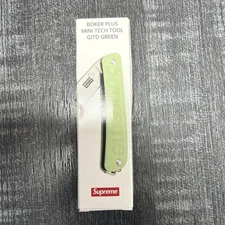 Supreme Boker Plus Mini Tech Tool Glow Green Knife