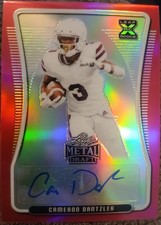 2020 Leaf Metal Draft Prismatic Pink Cameron Dantzler 13/20 Auto
