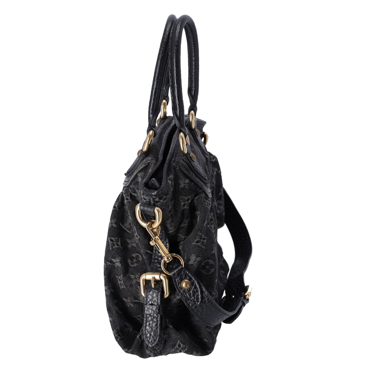 Louis Vuitton Neo Cabby MM Monogram Denim Tote Shoulder Bag M95351