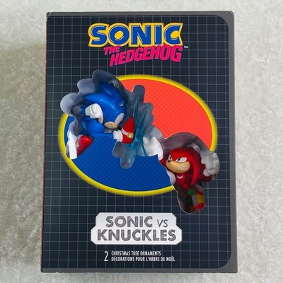 Sonic vs Knuckles Christmas Tree Ornaments Hallmark Sonic The Hedgehog Sega