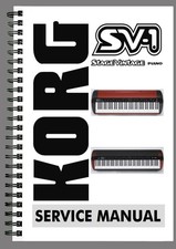 Korg - Manuel d'entretien SV-1 - 80 pages - Manuel imprimé avec housses de pr...