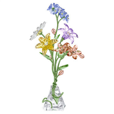 Swarovski Crystal Florere Flower Bouquet Small, Multicolored Figurine 5744604