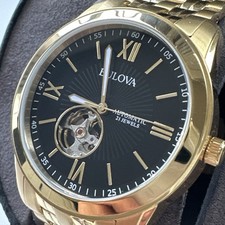 Bulova 97A132 WristwatchBulova Men's 97A132 Automatic Gold-Tone Bracelet