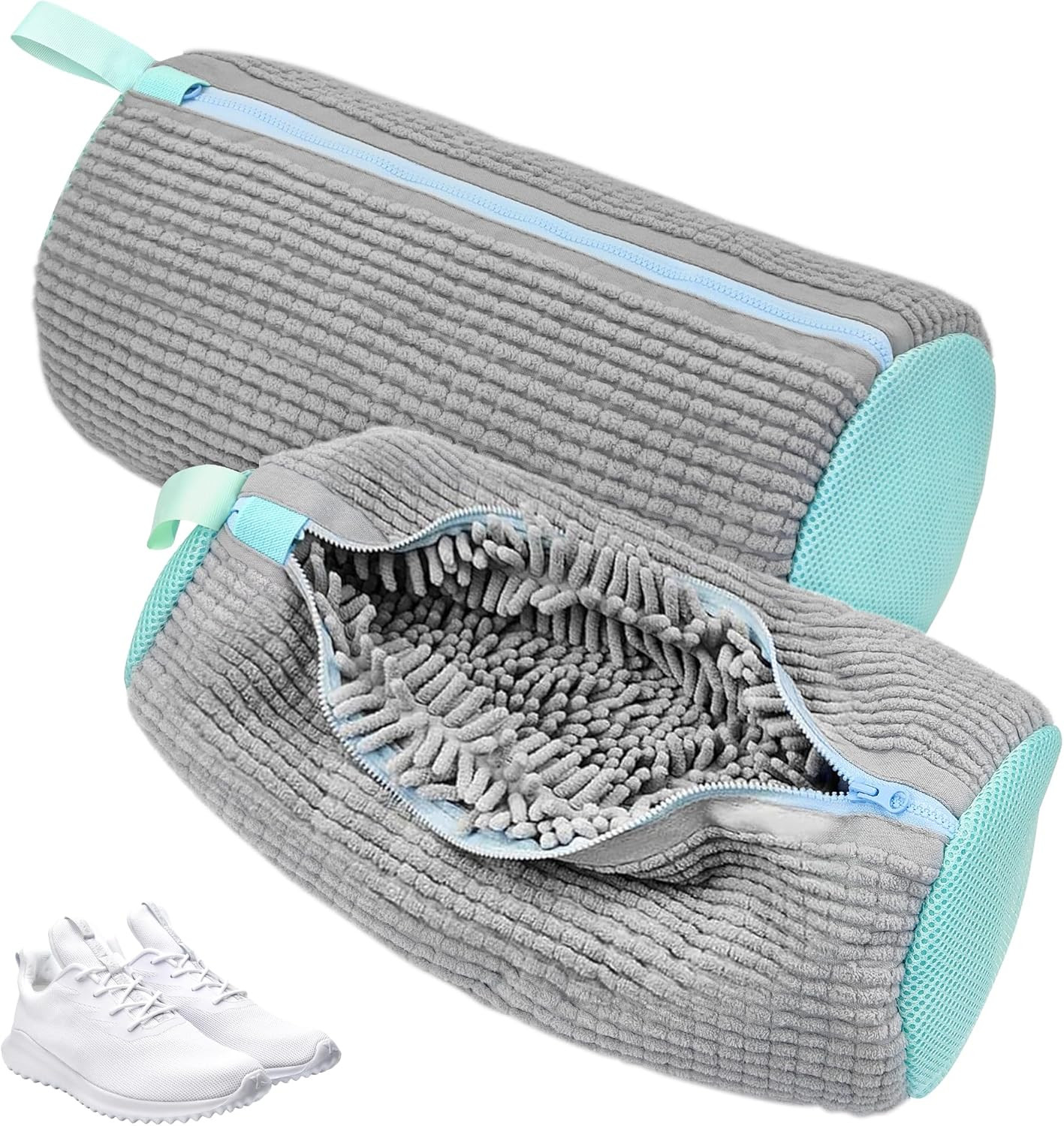 2 Sacchetti Lavatrice Scarpe Professionali | Protezione Rete Bucato